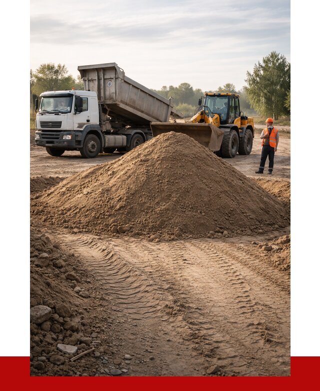 Купить песчаный грунт с доставкой в Новосибирске от 4270 р. | ПРОНЕРУДНвс