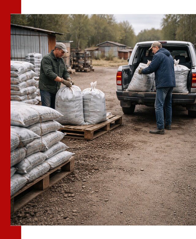 Купить конский навоз в мешках с доставкой в Новосибирске