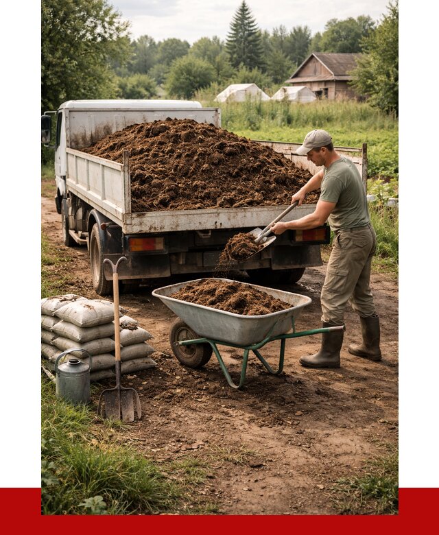 Купить коровий навоз с доставкой в Новосибирске от 1830 р. | ПРОНЕРУДНвс