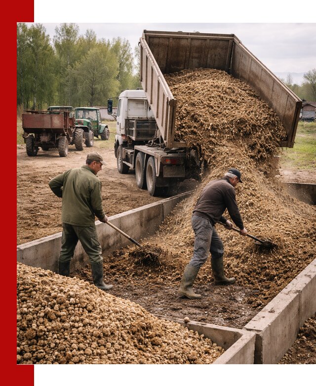 Куриный помет с доставкой в Новосибирске оптом и в розницу