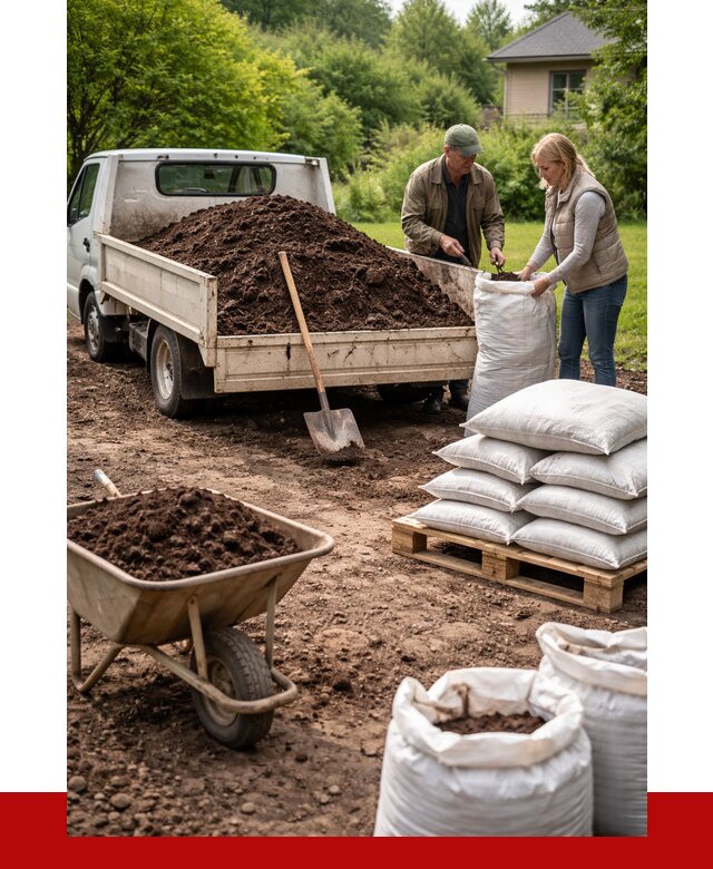 Перегной в мешках с доставкой в Новосибирске от 2237 р. | ПРОНЕРУДНвс
