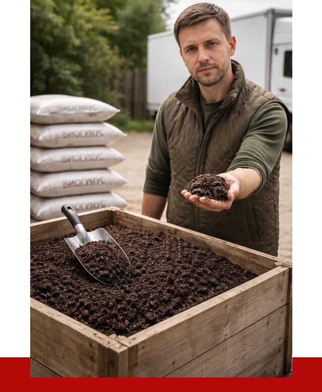 Купить биогумус в Новосибирске с доставкой от 8641 р. за куб | ПРОНЕРУДНвс