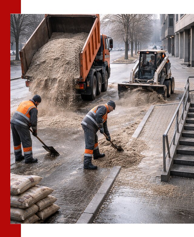 Поставка противогололедных материалов в Новосибирске