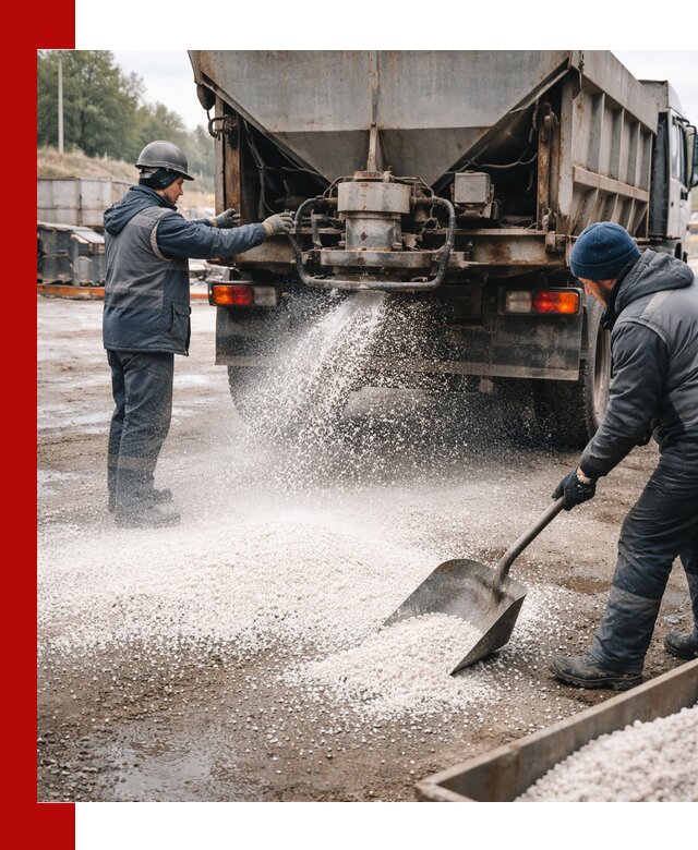 Доставка и продажа хлористого кальция в Новосибирске