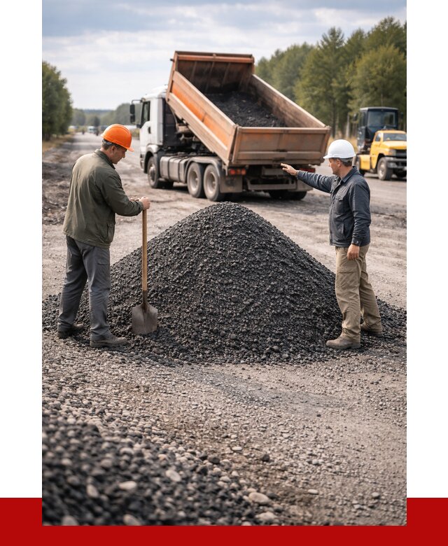 Купить асфальтовую крошку для дорог в Новосибирске от 4270 р. | ПРОНЕРУДНвс