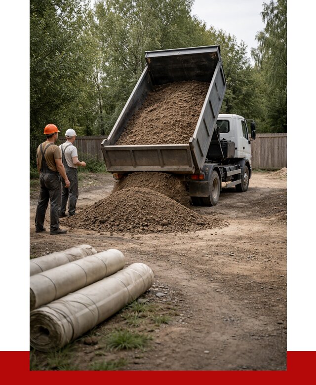 Доставка сыпучих материалов самосвалом в [cvi] от 4270 р. | ПРОНЕРУДНвс