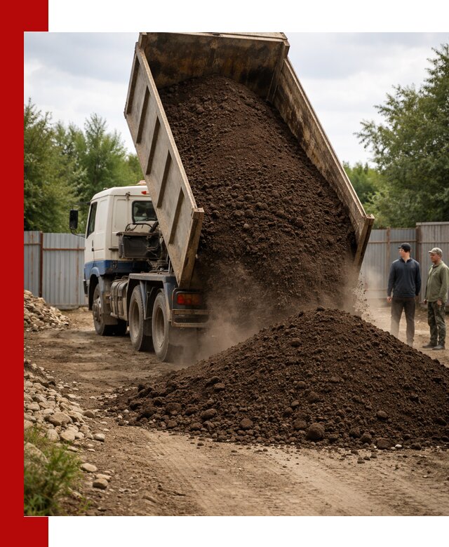 Доставка самосвалом 10 кубов в Новосибирске быстро и надёжно