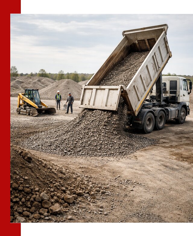 Доставка самосвалом 25 м³ в Новосибирске быстро и надежно