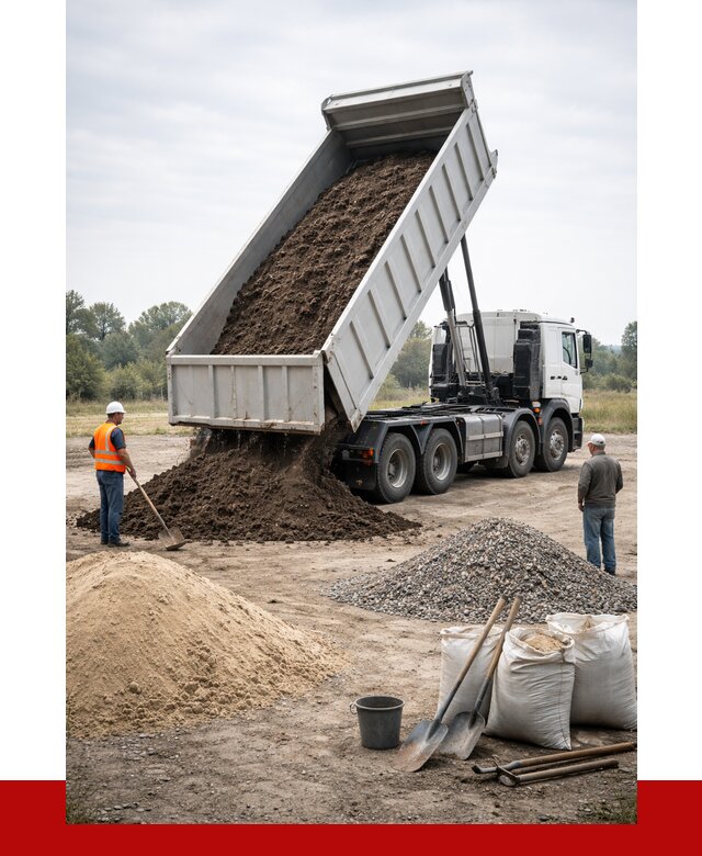 Доставка самосвалом 30 кубов в Новосибирске от 8641 р. | ПРОНЕРУДНвс