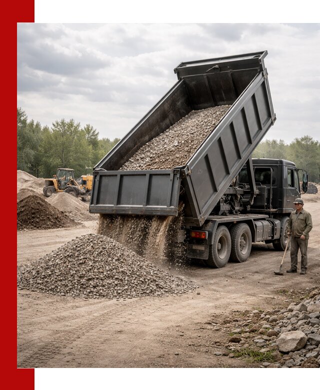 Доставка самосвалом 30 м3 по выгодным ценам в Новосибирске