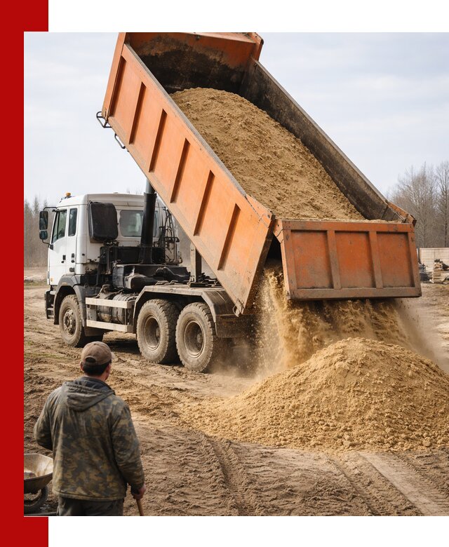 Аренда самосвала 20 тонн для перевозки грузов в Новосибирске