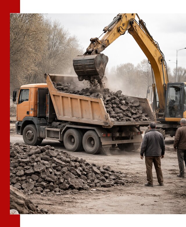 Вывоз асфальта и асфальтового покрытия в Новосибирске