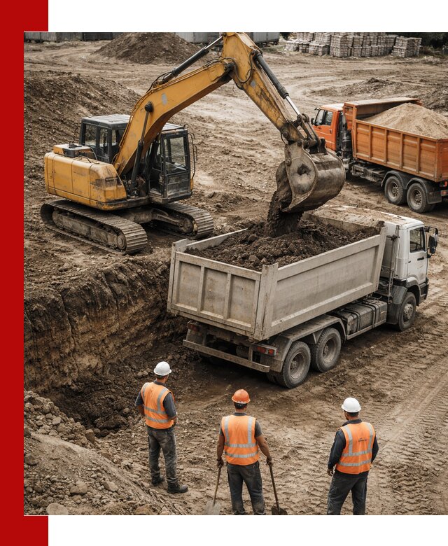 Разработка грунта для строительства и благоустройства в Новосибирске