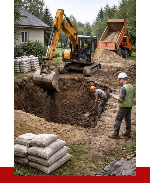 Рытье котлована в Новосибирске быстро от 4575 р. ПРОНЕРУДНвс