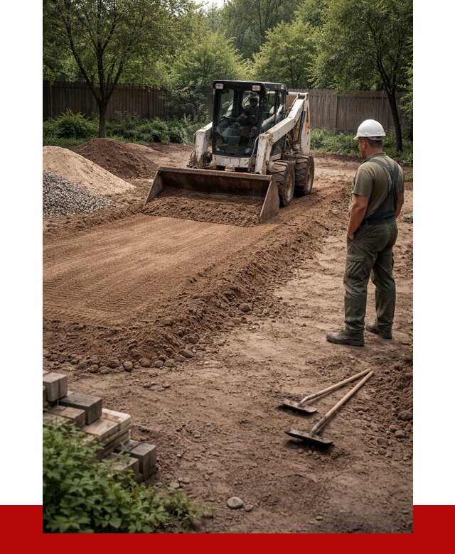 Выравнивание участка под ключ в Новосибирске от 3558 р. | ПРОНЕРУДНвс