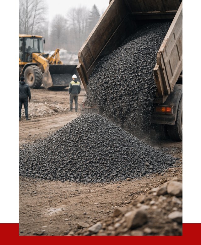 Асфальтовая крошка в Новосибирске с доставкой от 1830 р. | ПРОНЕРУДНвс
