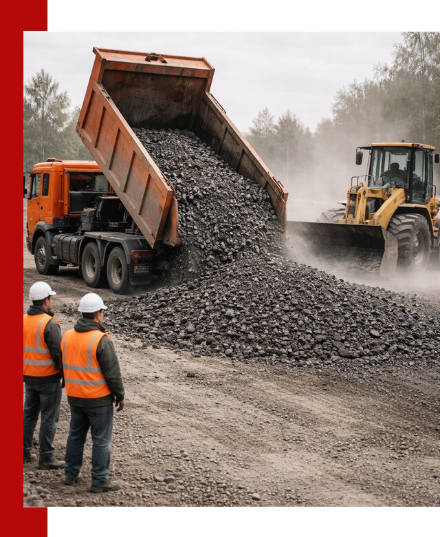Доставка и продажа асфальтовой крошки в Новосибирске